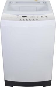 HAMILTON BEACH Portable Washer-LED Digital Display Panel-5 Cycles-Top Loading Design-Low Noise Washing Machine, 2.1 cu ft, White