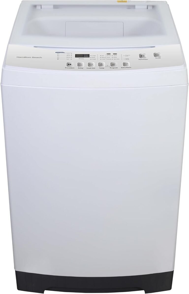Hamilton Beach RPW302 Portable Washing Machine Review: 3.0 Cu Ft Capacity, 6 Wash Cycles, and Quiet Operation