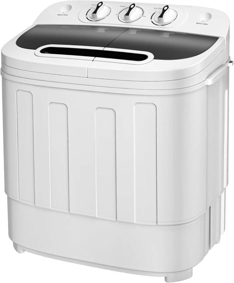 SUPER DEAL Compact Mini Twin Tub Washing Machine 2026 Review: Efficiency, Portability, and Small-Space Laundry Solutions