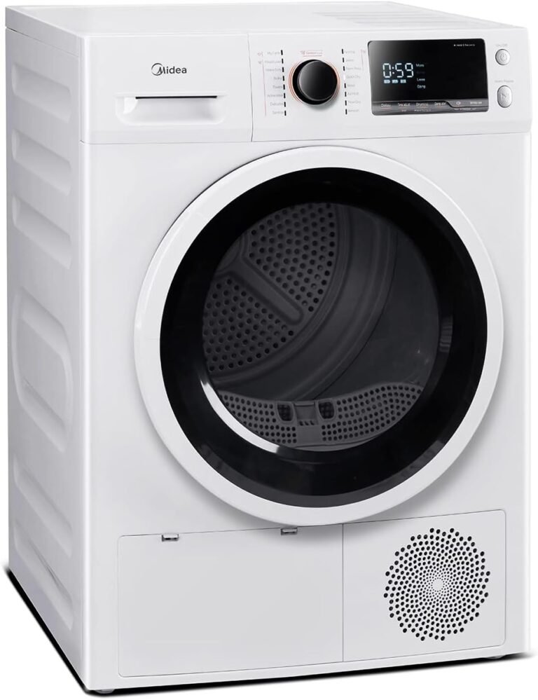 Midea MLE25H7BWW Heat Pump, Ventless Front Load Dryer Review