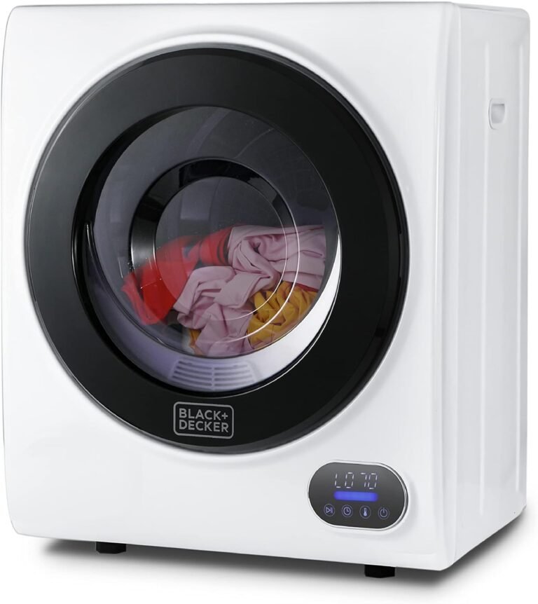 BLACK+DECKER 1.5 Cu. Ft. Compact Dryer Review: Small-Space Laundry Efficiency