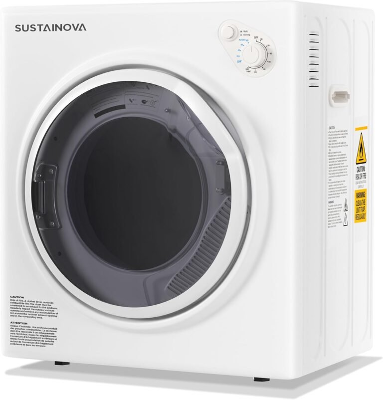 Elevon Portable Dryer Review: 2.6 Cu.ft Front Load Dryer for Small Spaces