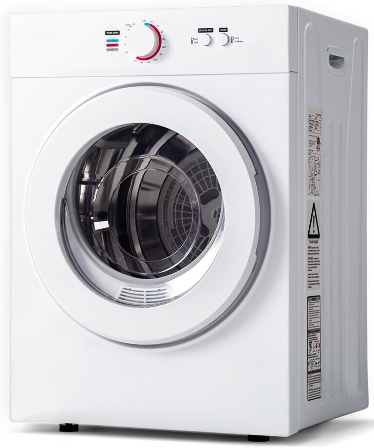 Compact Dryer Review: 1.8 Cu.Ft. 1020W Portable Dryer with Stainless Steel Drum