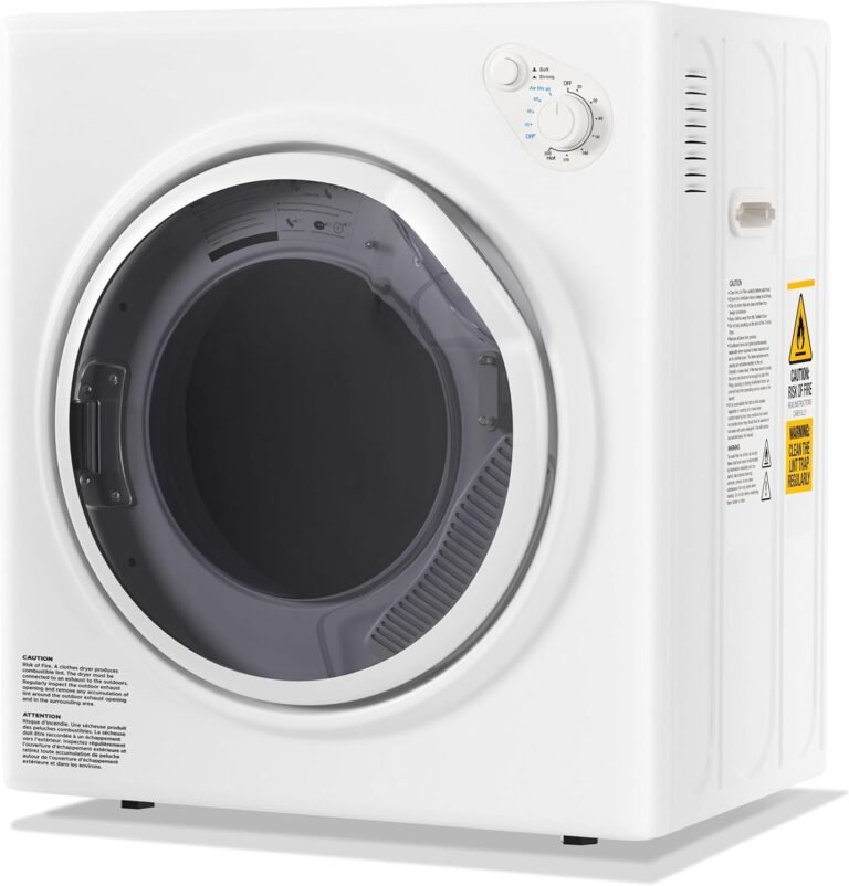 Elevon 1500W Portable Dryer Review: 3.5 cu.ft Electric Dryer for Small Spaces