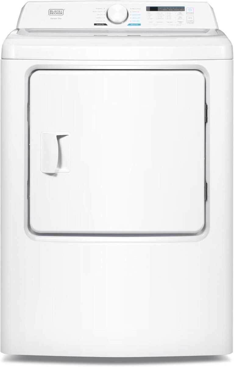 BLACK+DECKER BLD67ME 7.0 Cu. Ft. Front Load Dryer Review