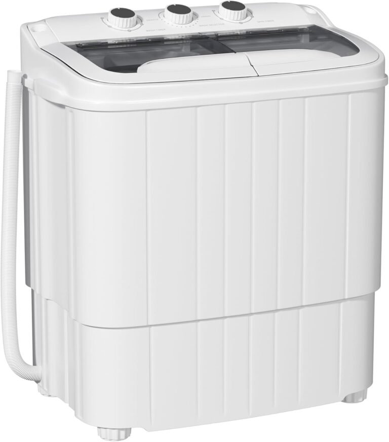 INTERGREAT Portable Washing Machine, 18lbs Twin Review
