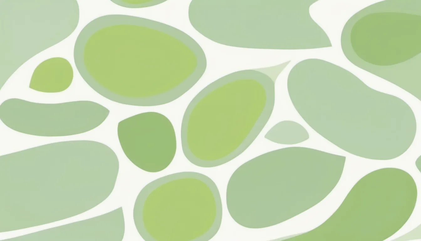 Abstract method grid illustration in olive green and pale mint on white — decorative header for About Laundry Choice