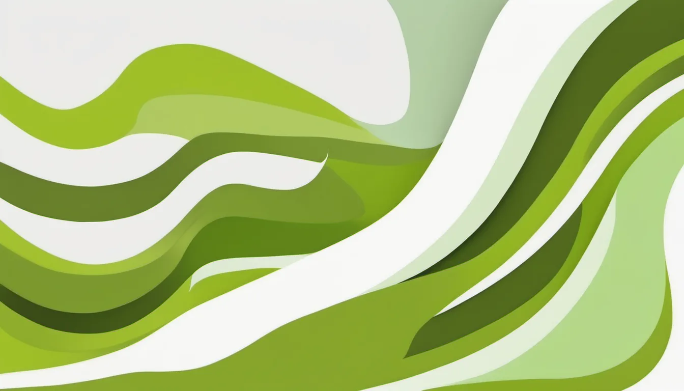 Abstract baseline band field illustration in olive green and pale mint on white — decorative header for Laundry Choice